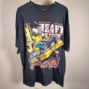Nascar Vintage Ward Burton Heavy Duty Competition Racing T Shirt Black No Size